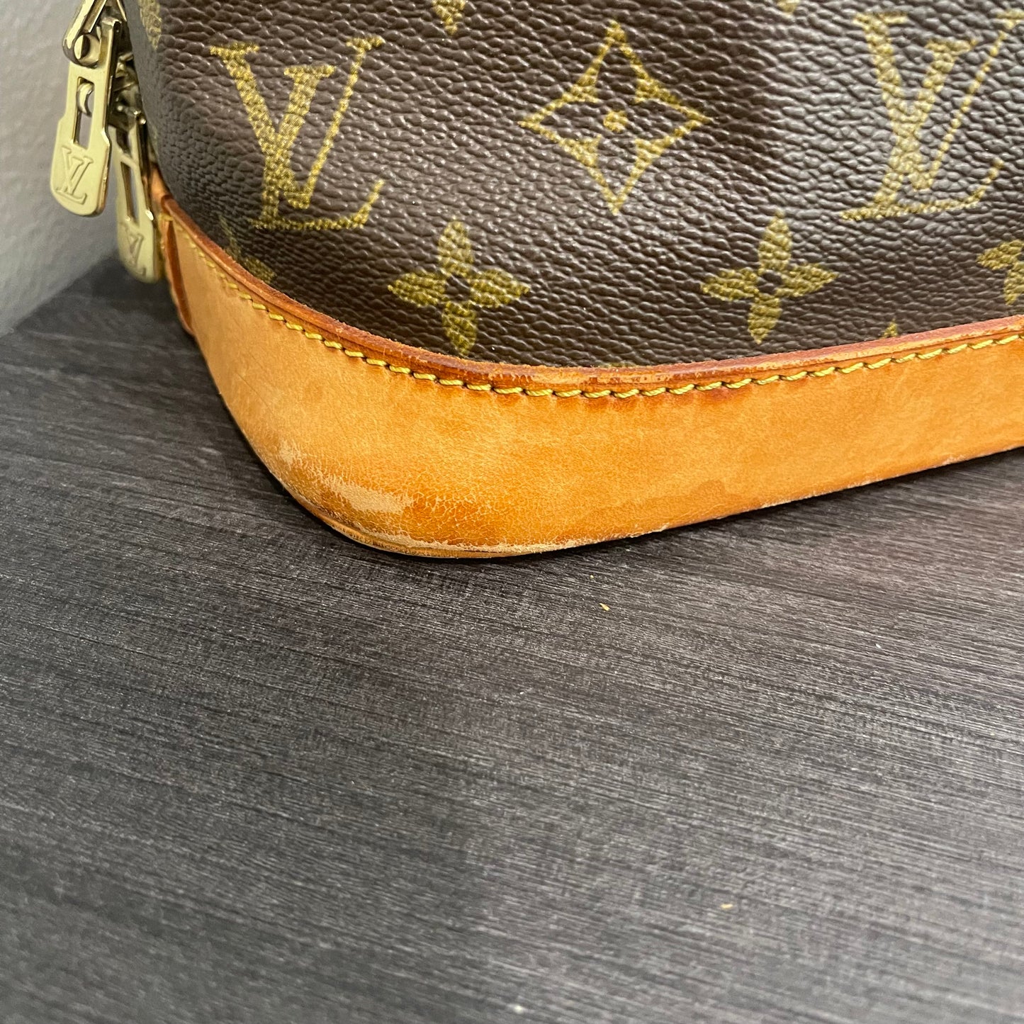 SOLD! Louis Vuitton Monogram Alma with Lock & Key