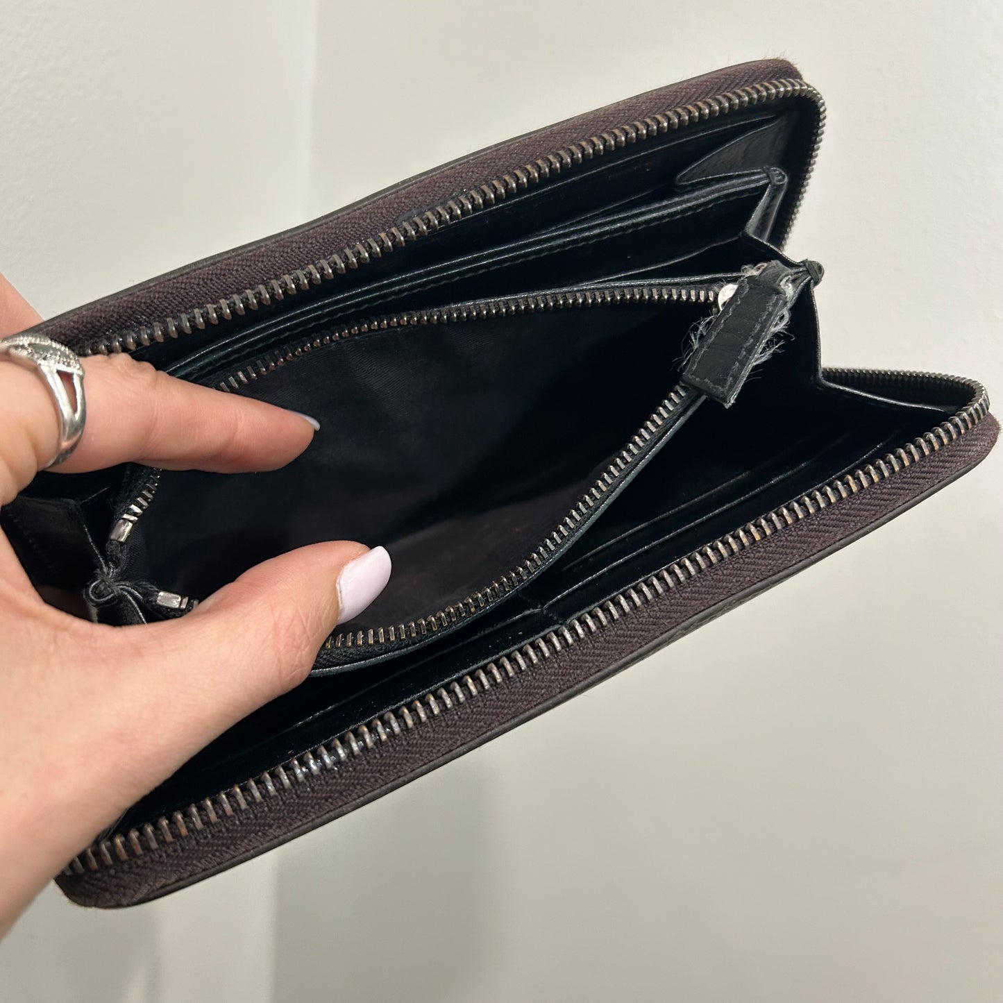 SOLD! Bulgari Zip Wallet