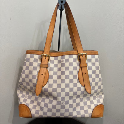 #1107 LOUIS VUITTON Damier Hampstead MM