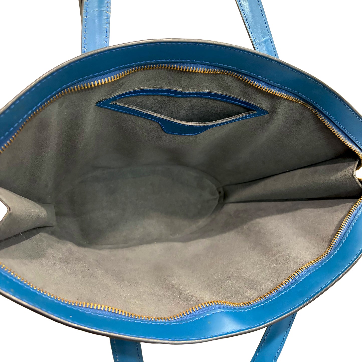 #9118 LOUIS VUITTON Blue Epi Saint Jacques PM