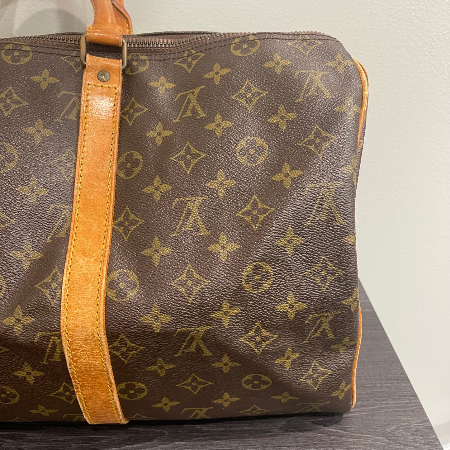 SOLD! Louis Vuitton Monogram Keepall 45 with Lock & Key