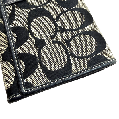 8812 COACH Black Wallet