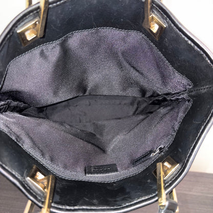 8861 GUCCI Black Canvas Eclipse Tote