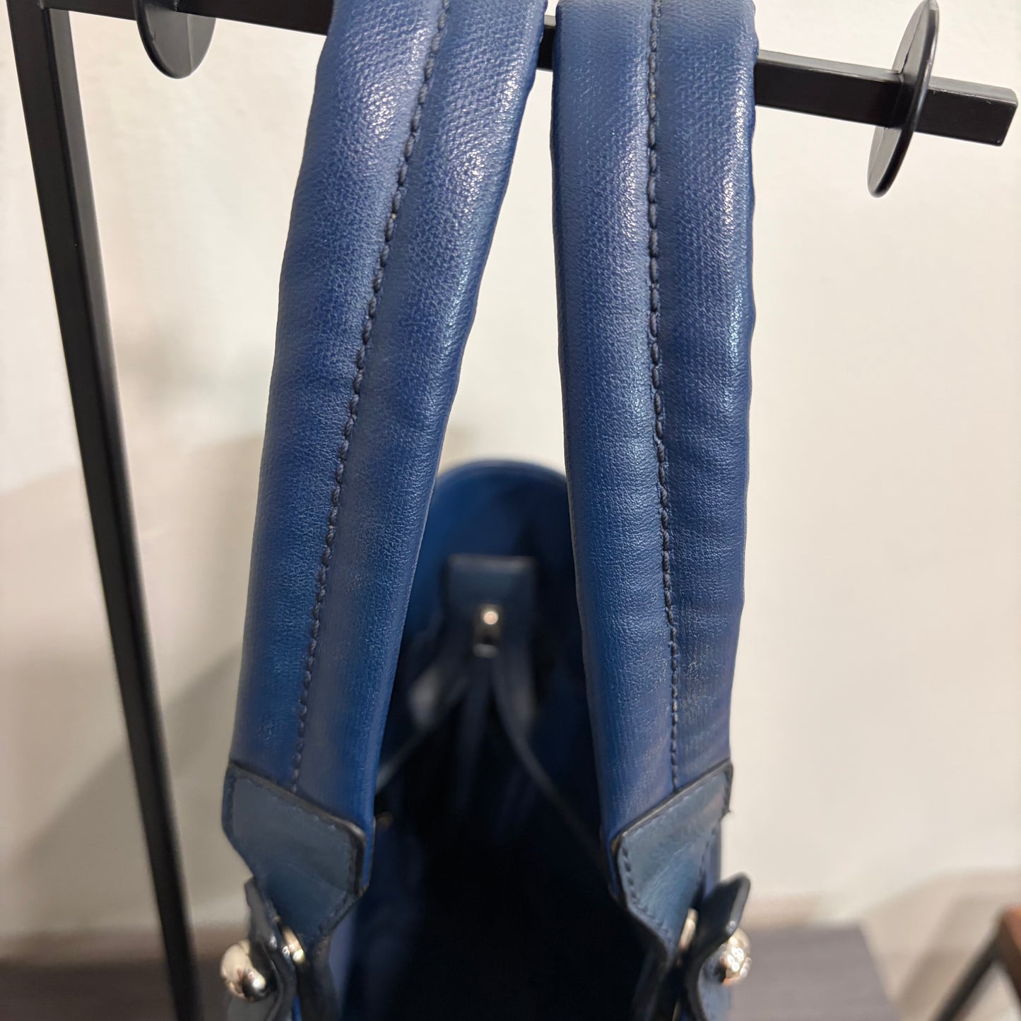 8894 CHANEL Quilted Navy Biarritz Tote