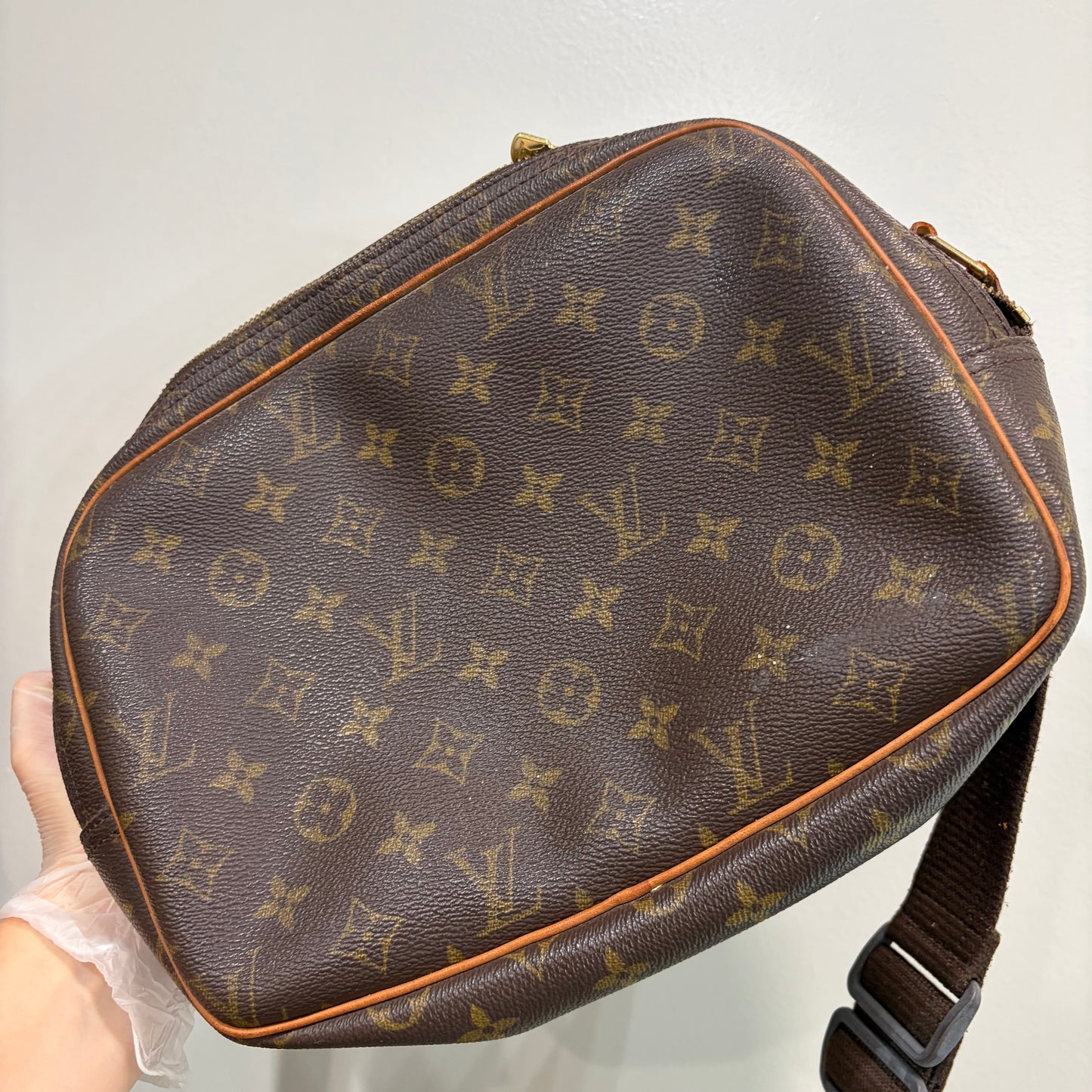 #1127 LOUIS VUITTON Monogram Reporter PM