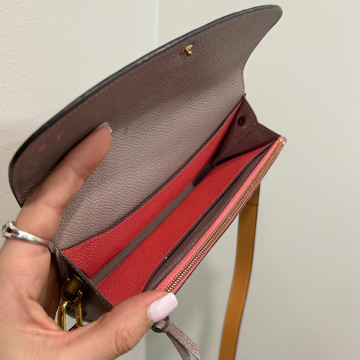 SOLD! Louis Vuitton Empreinte Wallet w/ Strap