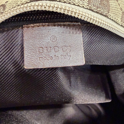 #3222 GUCCI Brown Canvas Large Tote