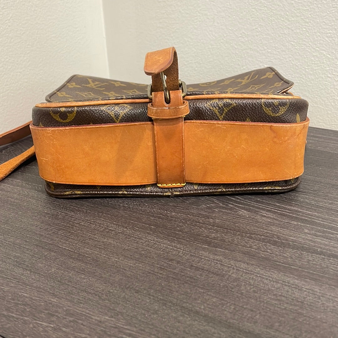 SOLD! Louis Vuitton Monogram Cartouchiere MM