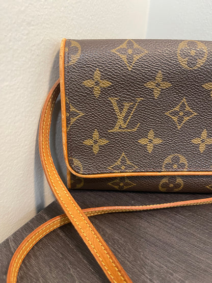 SOLD! Louis Vuitton Monogram Pochette Twin GM