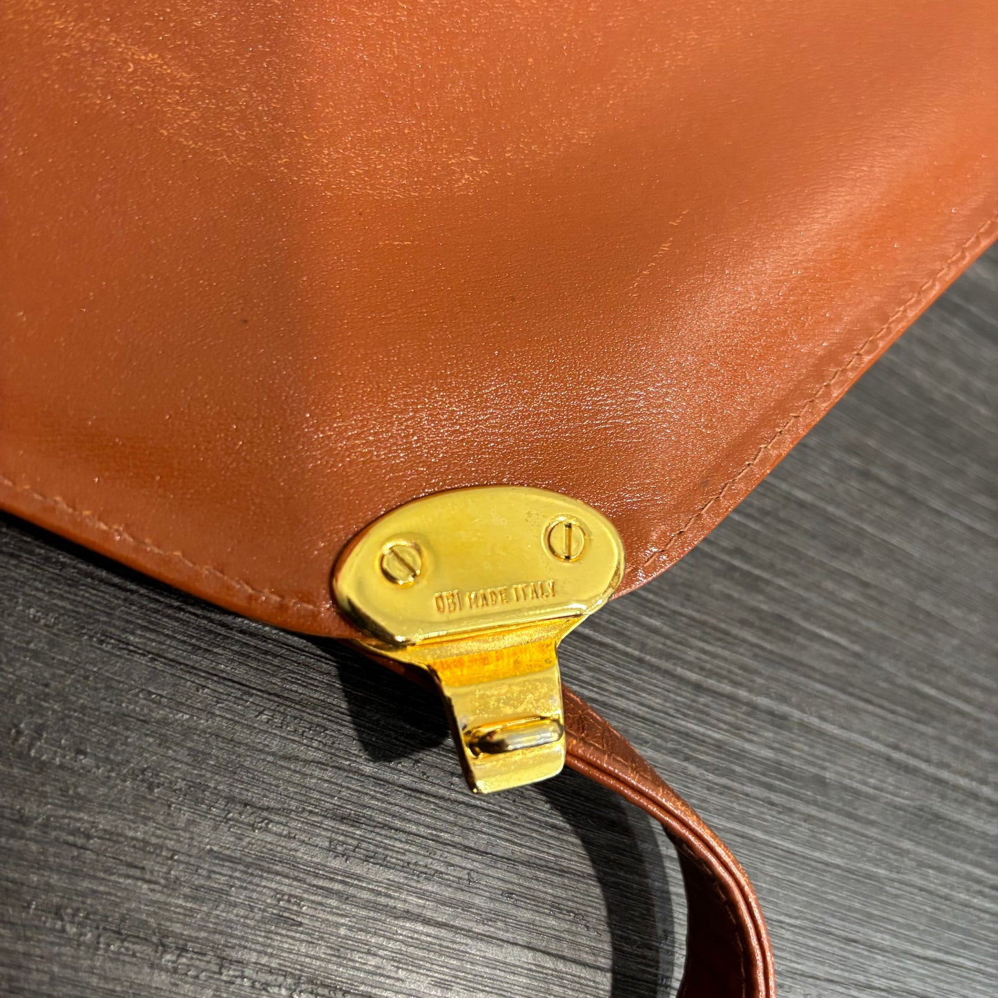 8868 MCM Cognac Visetos Crossbody