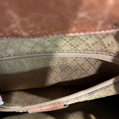 8876 GUCCI Double Pocket Brown Backpack