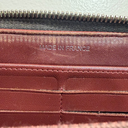 #3218 CHANEL Black Quilted Zip Wallet
