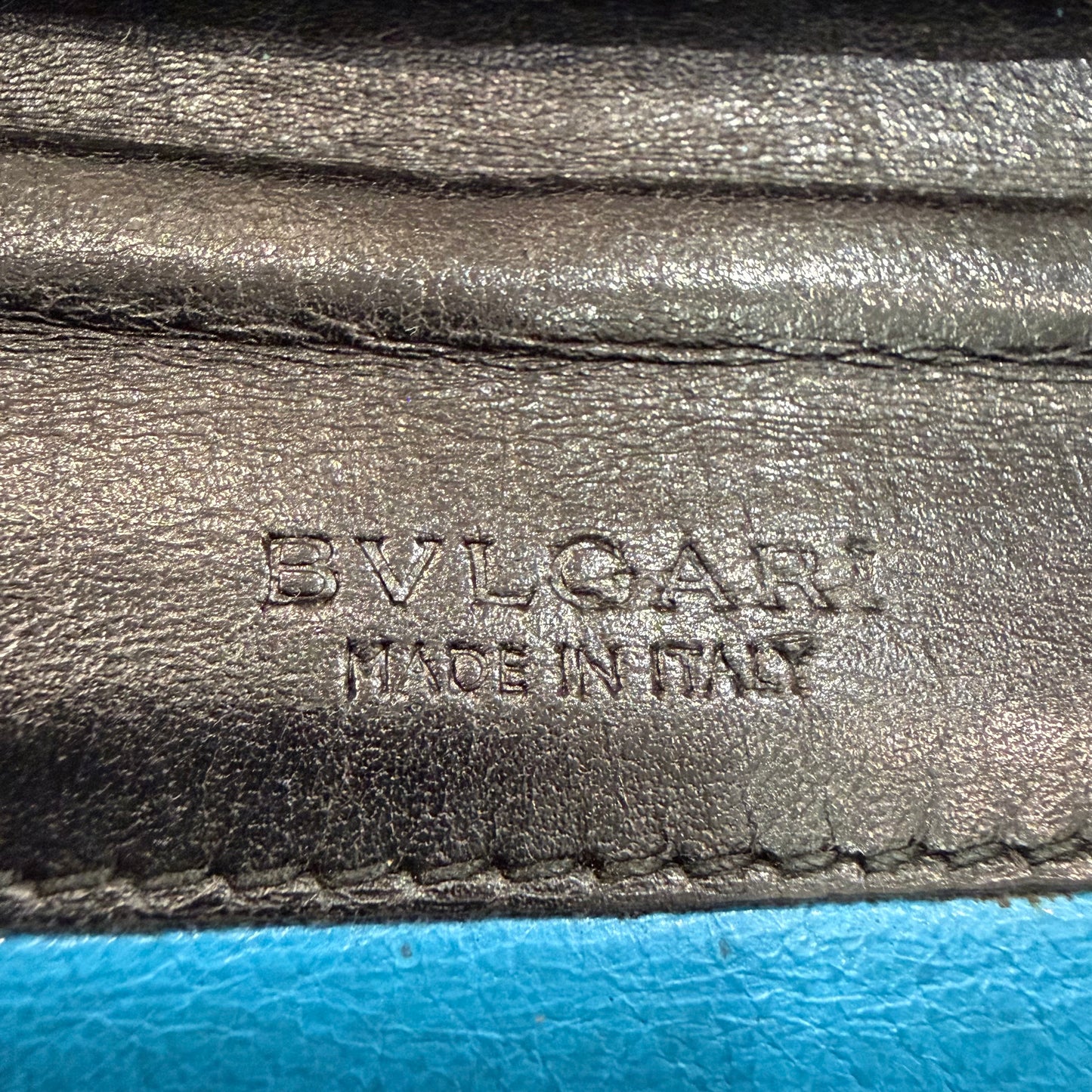 8839 BVLGARI Black Wallet