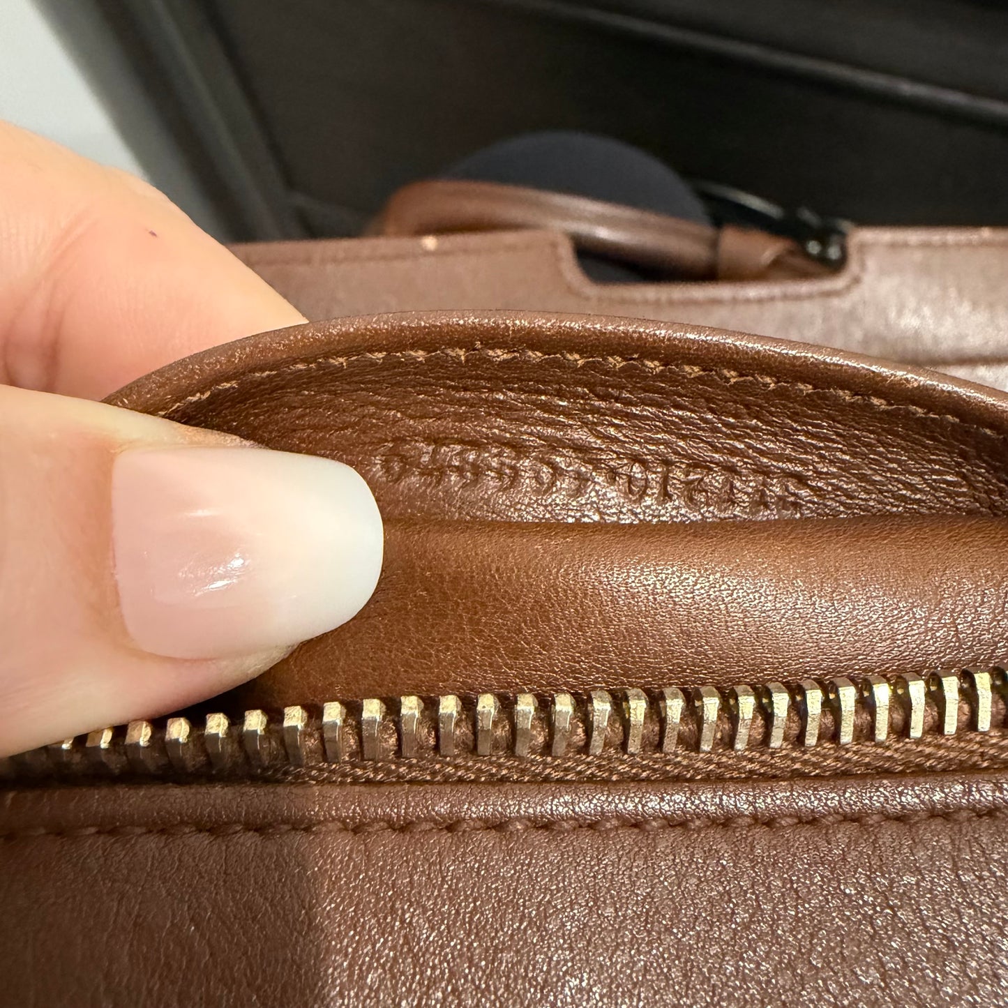 8905 Saint Laurent Brown Leather Classic Y Bag