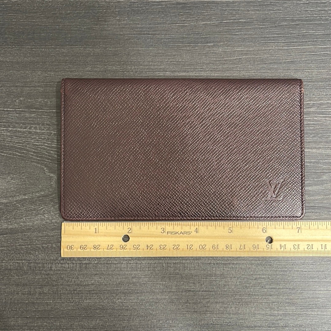 SOLD! Set of 2 Louis Vuitton Monogram Wallet & Epi Leather Card Holder