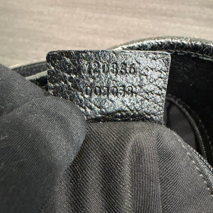 #8256 GUCCI Black GG Canvas Eclipse Tote