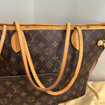 CLEARANCE #207 LOUIS VUITTON Neverfull MM w/ Pouch