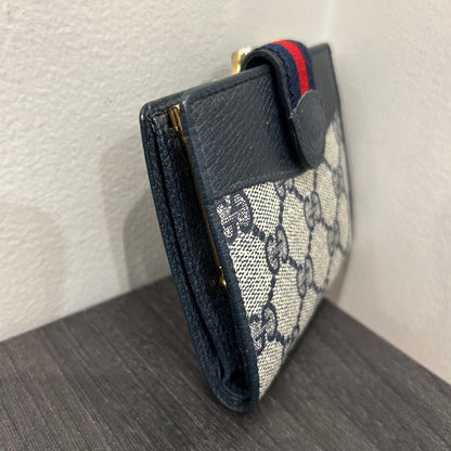#174 GUCCI Canvas Wallet