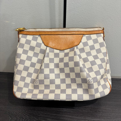 1127 LOUIS VUITTON Damier Azur Siracusa PM