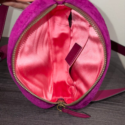 8893 GUCCI Purple GG Marmont Belt Bag Matelasse Velvet MSRP $980