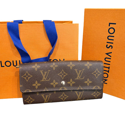 #1101-02 LOUIS VUITTON Monogram Wallet with Removable Chain