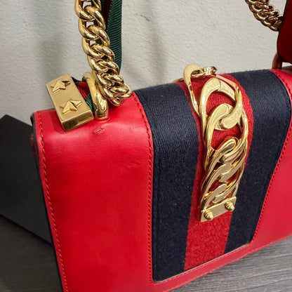 #8205 GUCCI Mini Red Sylvie