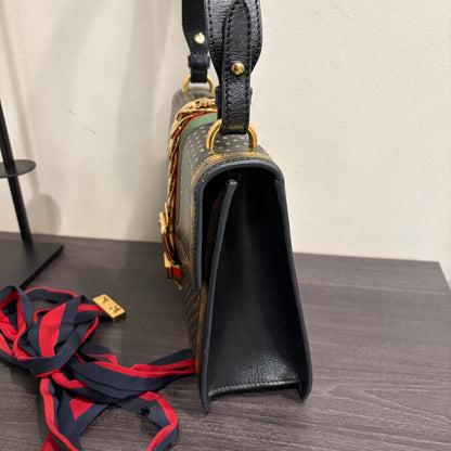 8892 GUCCI Black Printed Sylvie