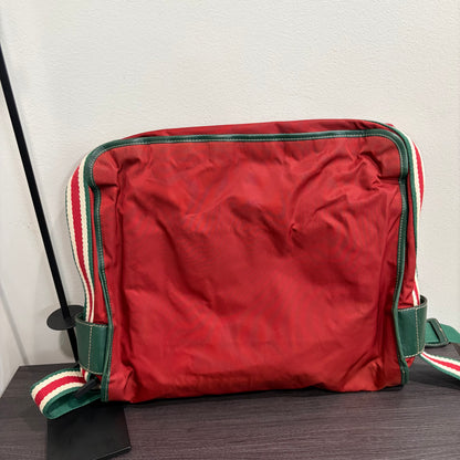 #9110 GUCCI Vintage Synthetic Laptop Satchel