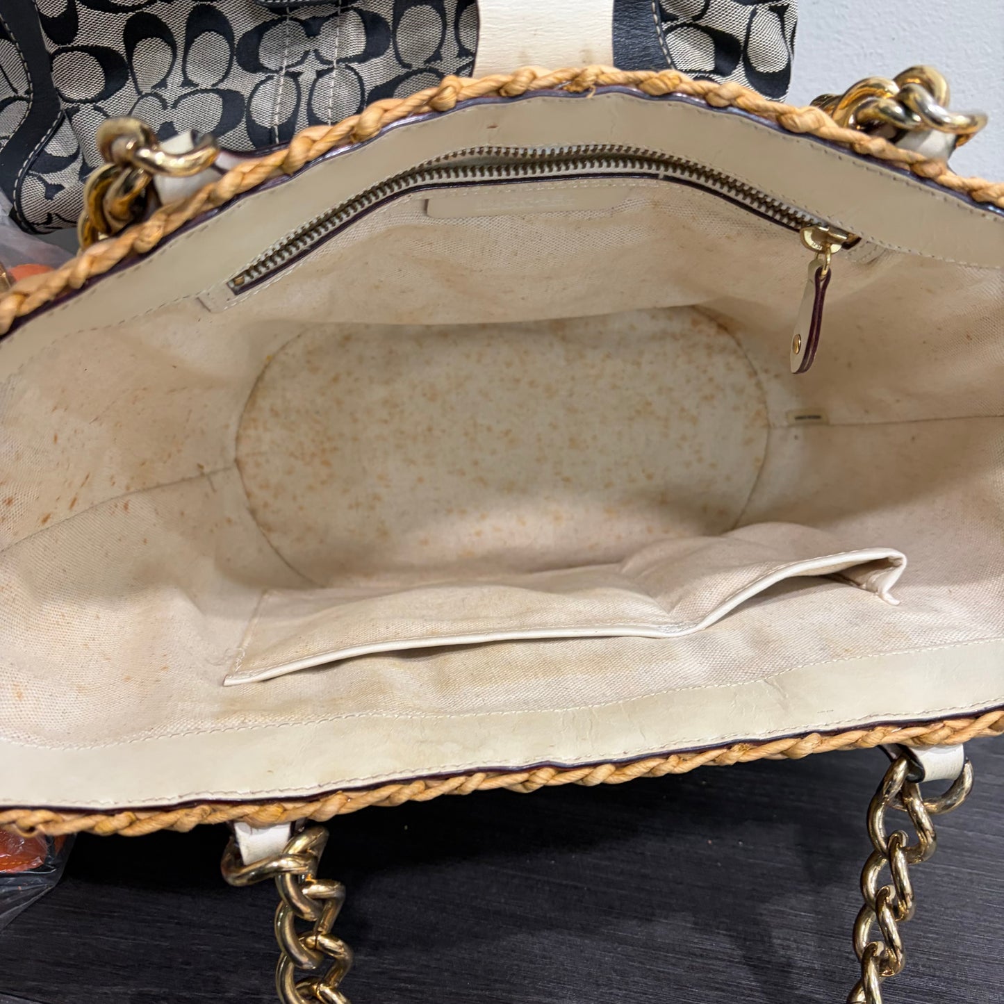 8828 Set of 3 Damaged Handbags: FENDI, COACH & MICHAEL KORS