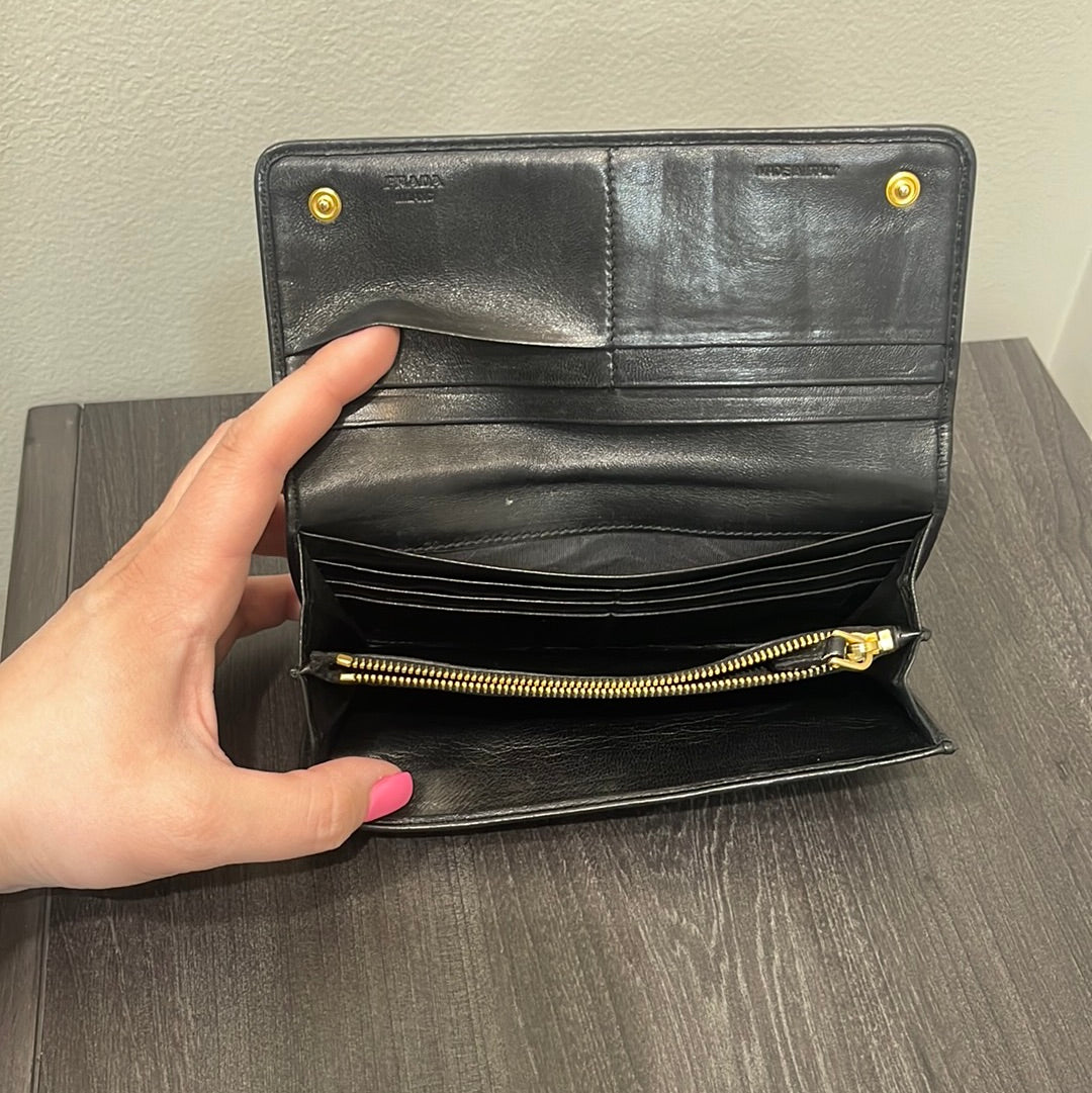 SOLD! Prada Leather Wallet
