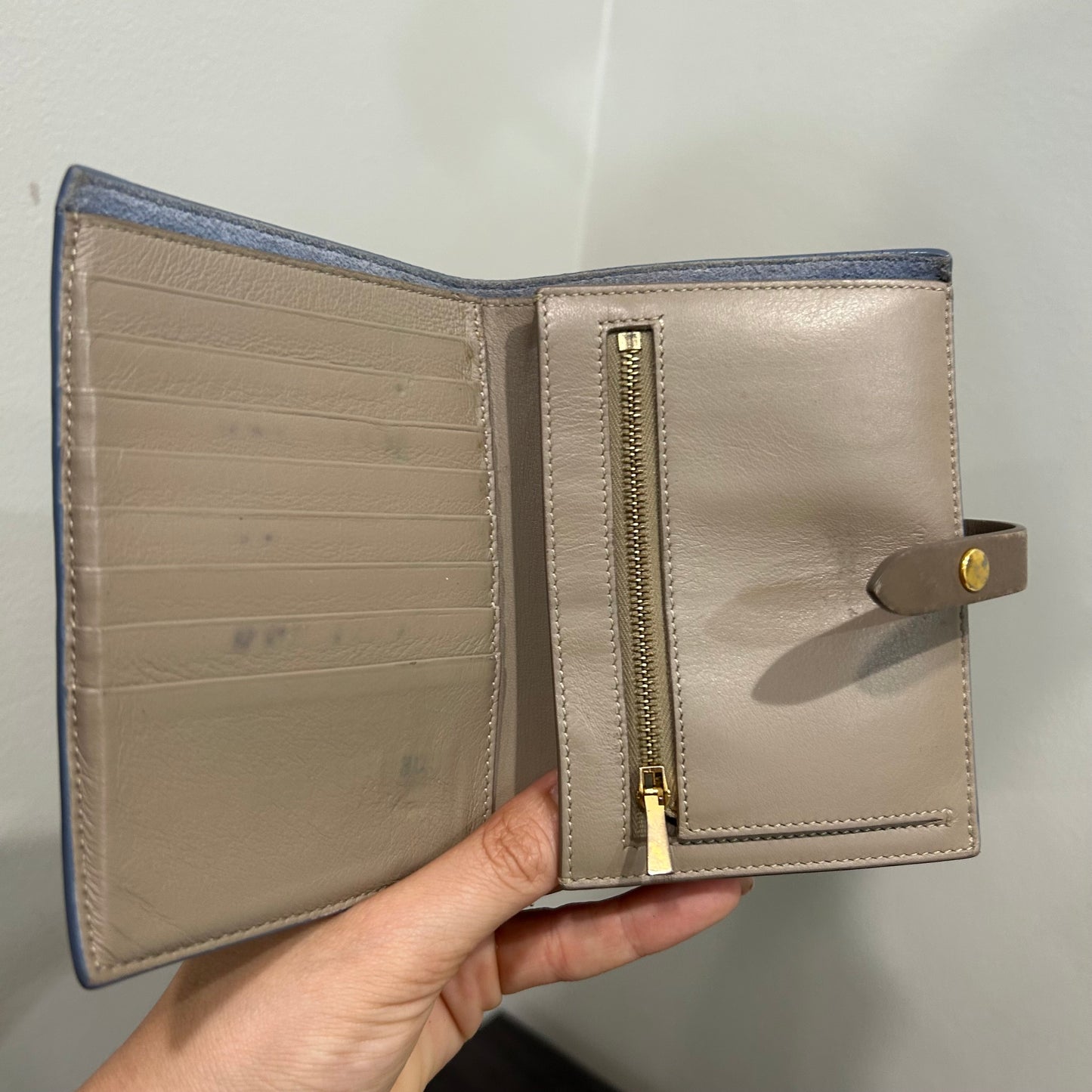 #110 Celine Blue Wallet