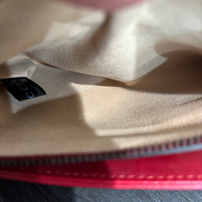 8866 GUCCI Red Small Marmont MSRP $2600