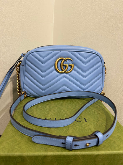 NEW GUCCI GG MARMONT SMALL SHOULDER BAG