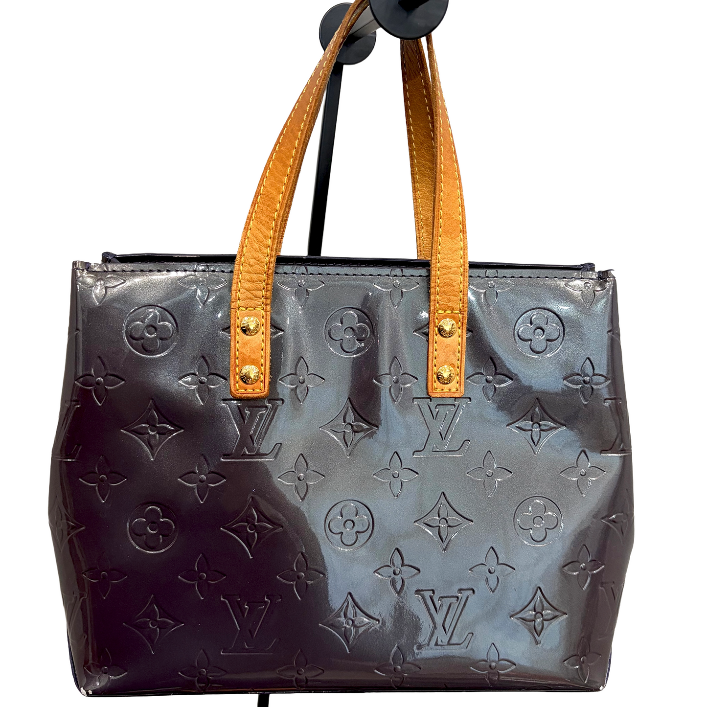 #8251 LOUIS VUITTON Purple Vernis Reade PM