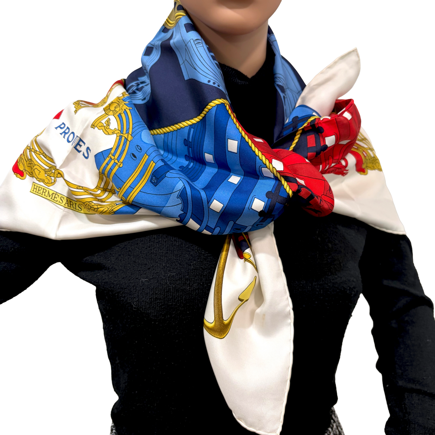 #8234 HERMES 90cm Silk Scarf