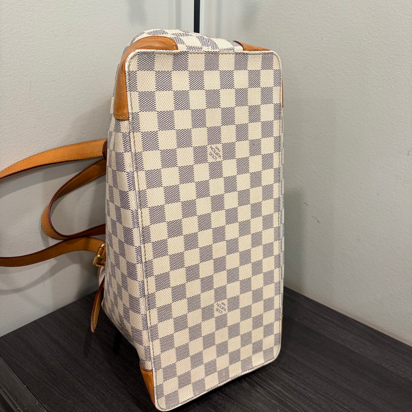 #1107 LOUIS VUITTON Damier Hampstead MM