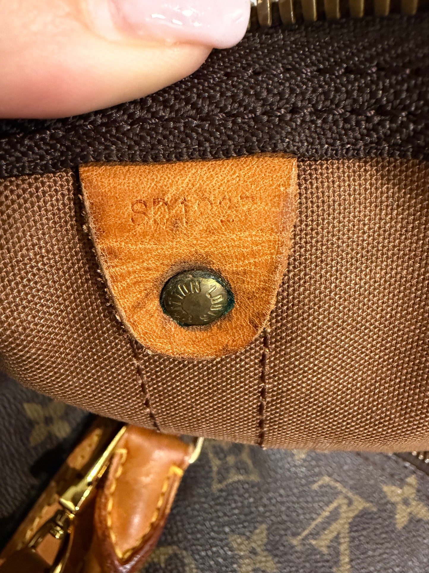 #1114 LOUIS VUITTON Monogram Keepall 60 Bandouliere