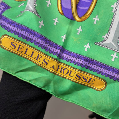 #8235 HERMES 90cm Silk Scarf