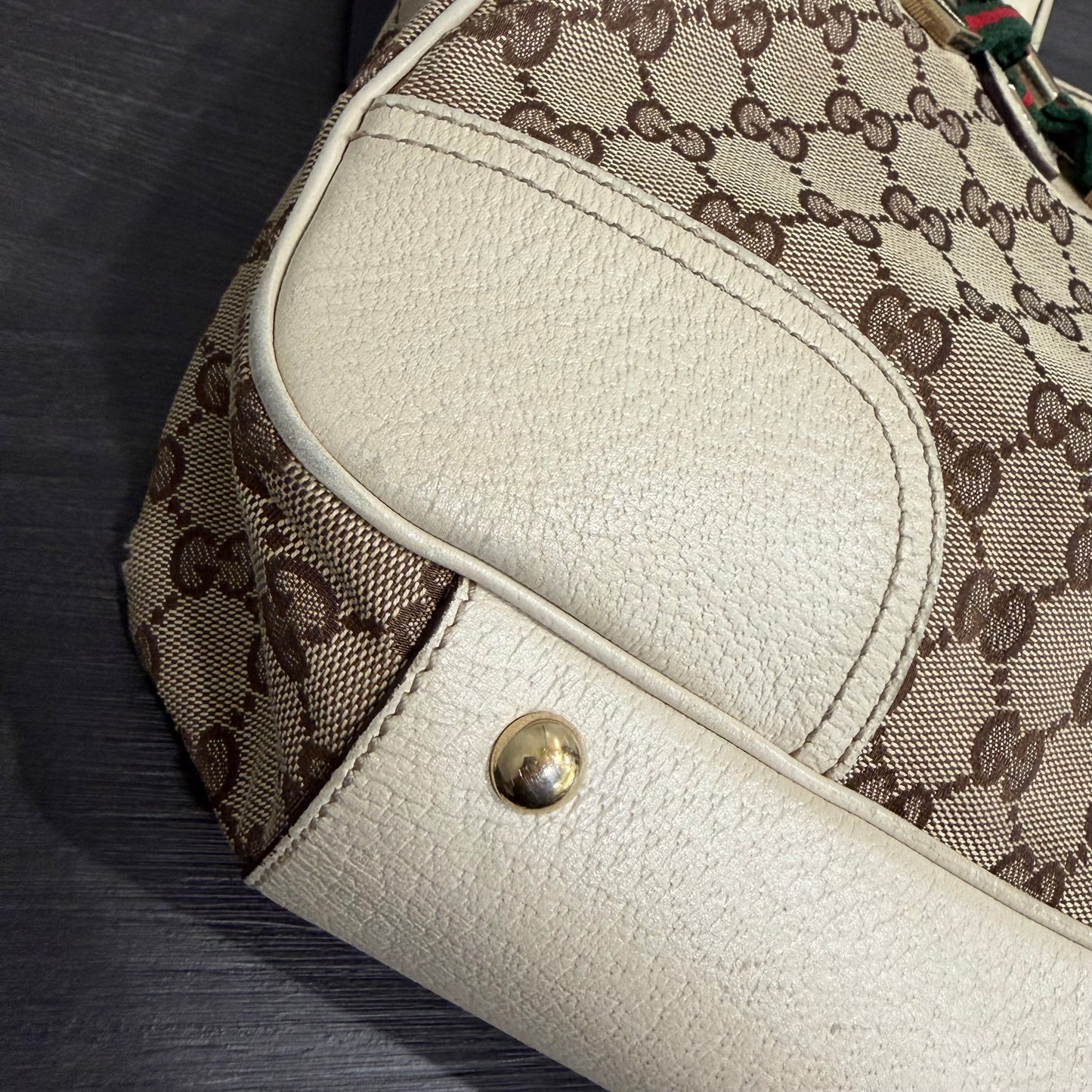 #9112 GUCCI Classic GG Signature Princy Medium