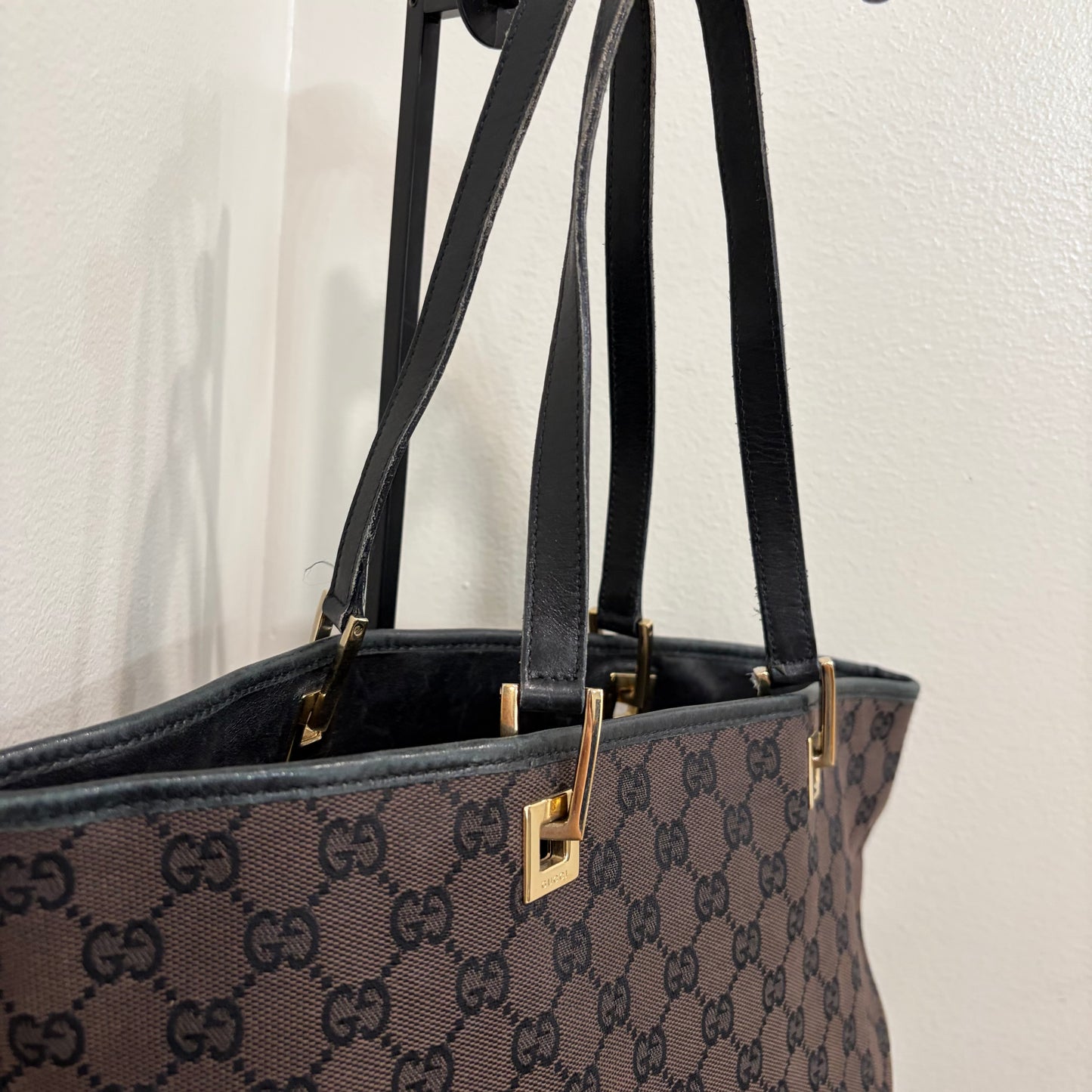 #3207 GUCCI Brown Canvas Tote