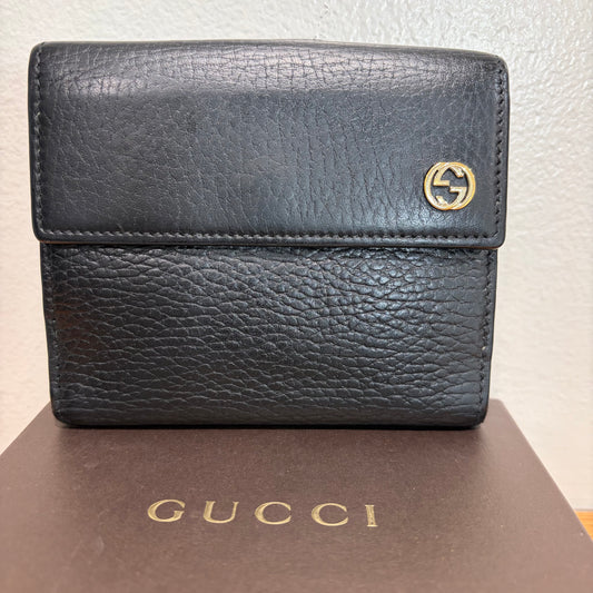 #3228 GUCCI Black Wallet