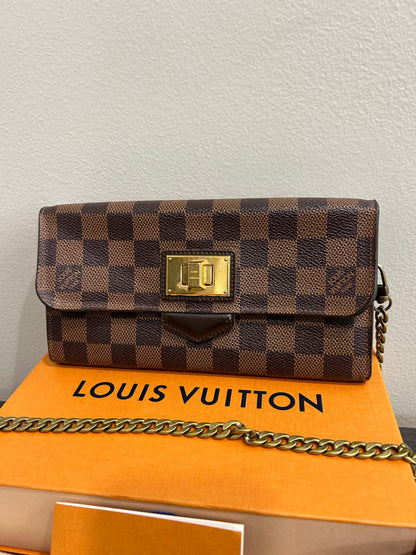 SOLD! Louis Vuitton Damier Wallet on Chain