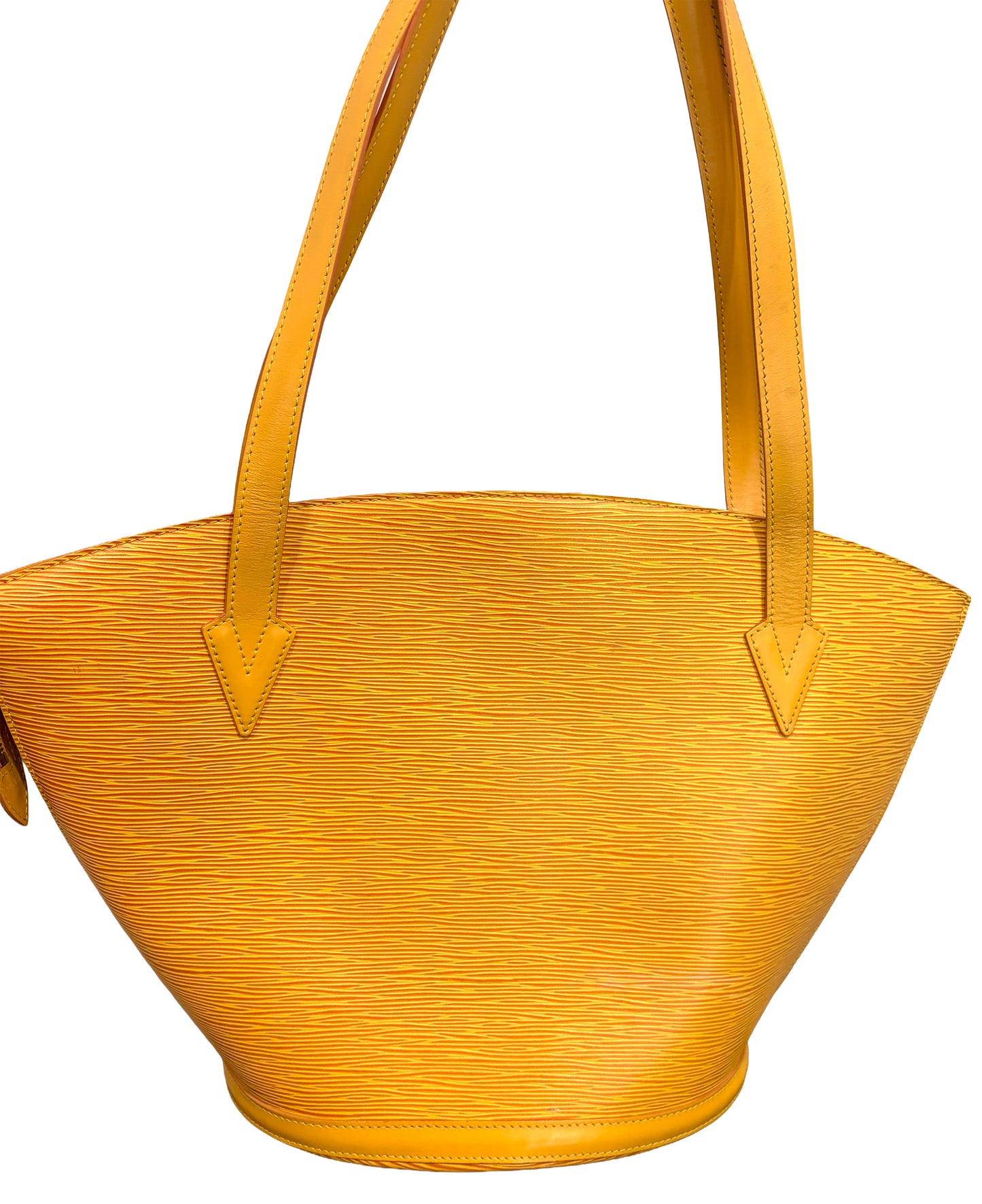 #8212 LOUIS VUITTON Yellow Epi Saint Jacques GM