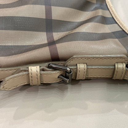 1215-02 BURBERRY Smoked Trench Coated Canvas Hartham Crossbody