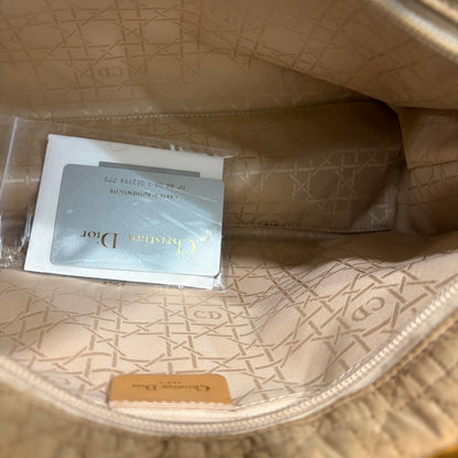 #1128 Vintage Lady Dior Brown Cannage Quilt Nylon