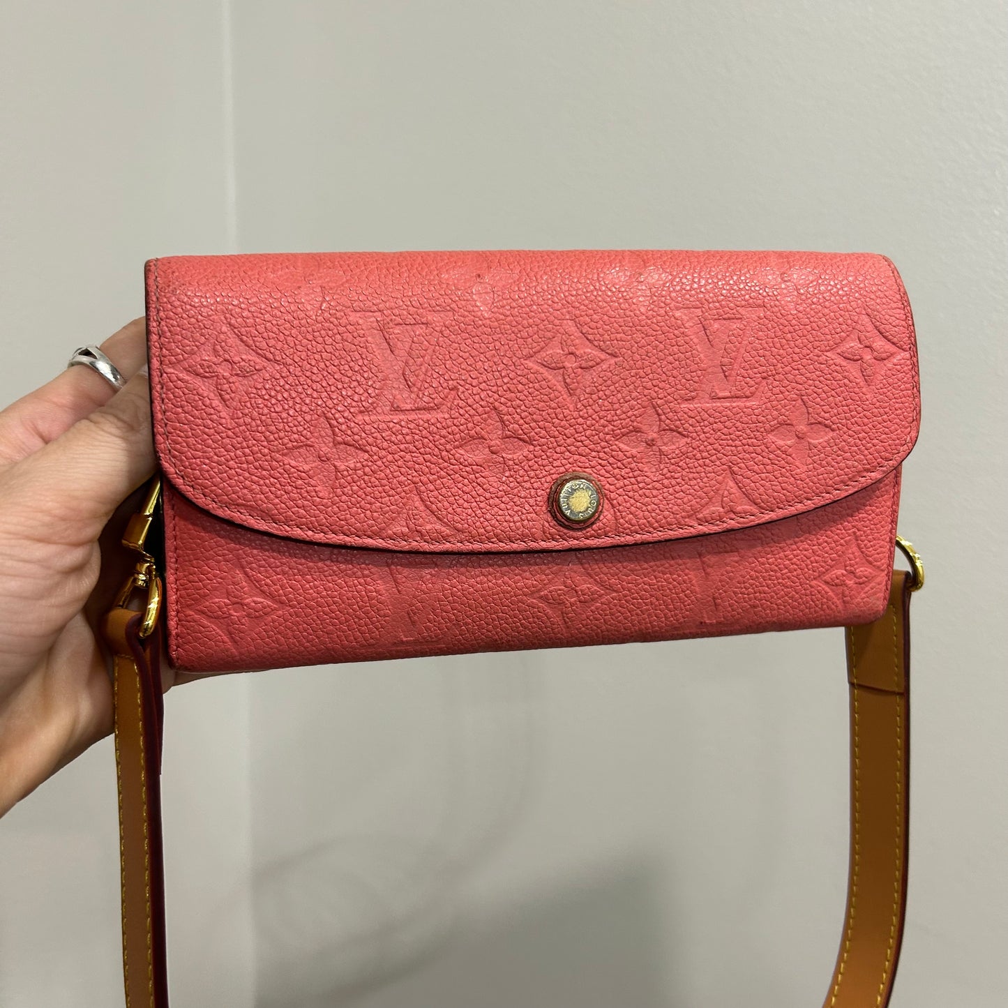 SOLD! Louis Vuitton Empreinte Wallet w/ Strap