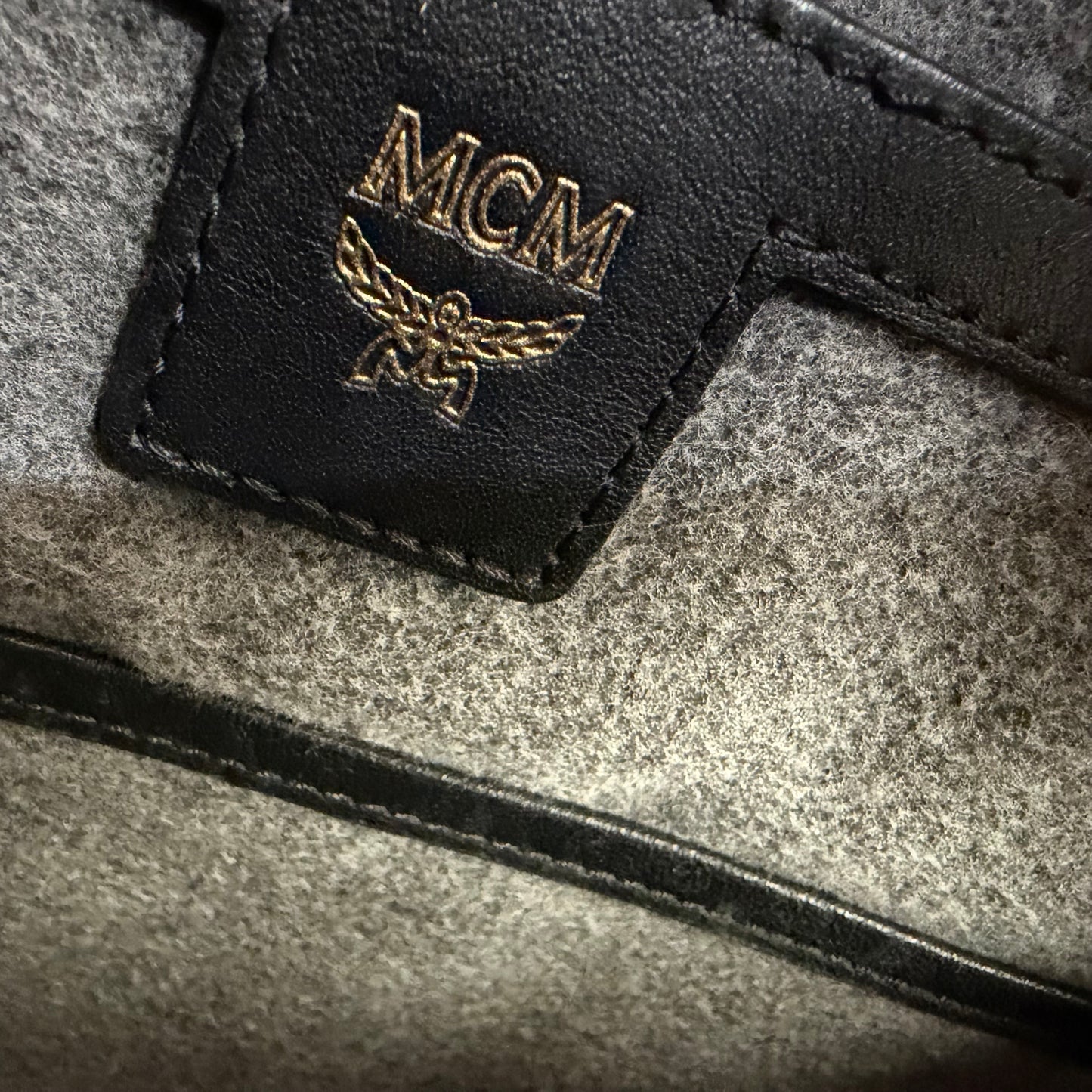 #9105 MCM Red Hermosa Backpack MSRP $1280