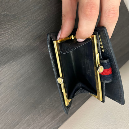 #174 GUCCI Canvas Wallet