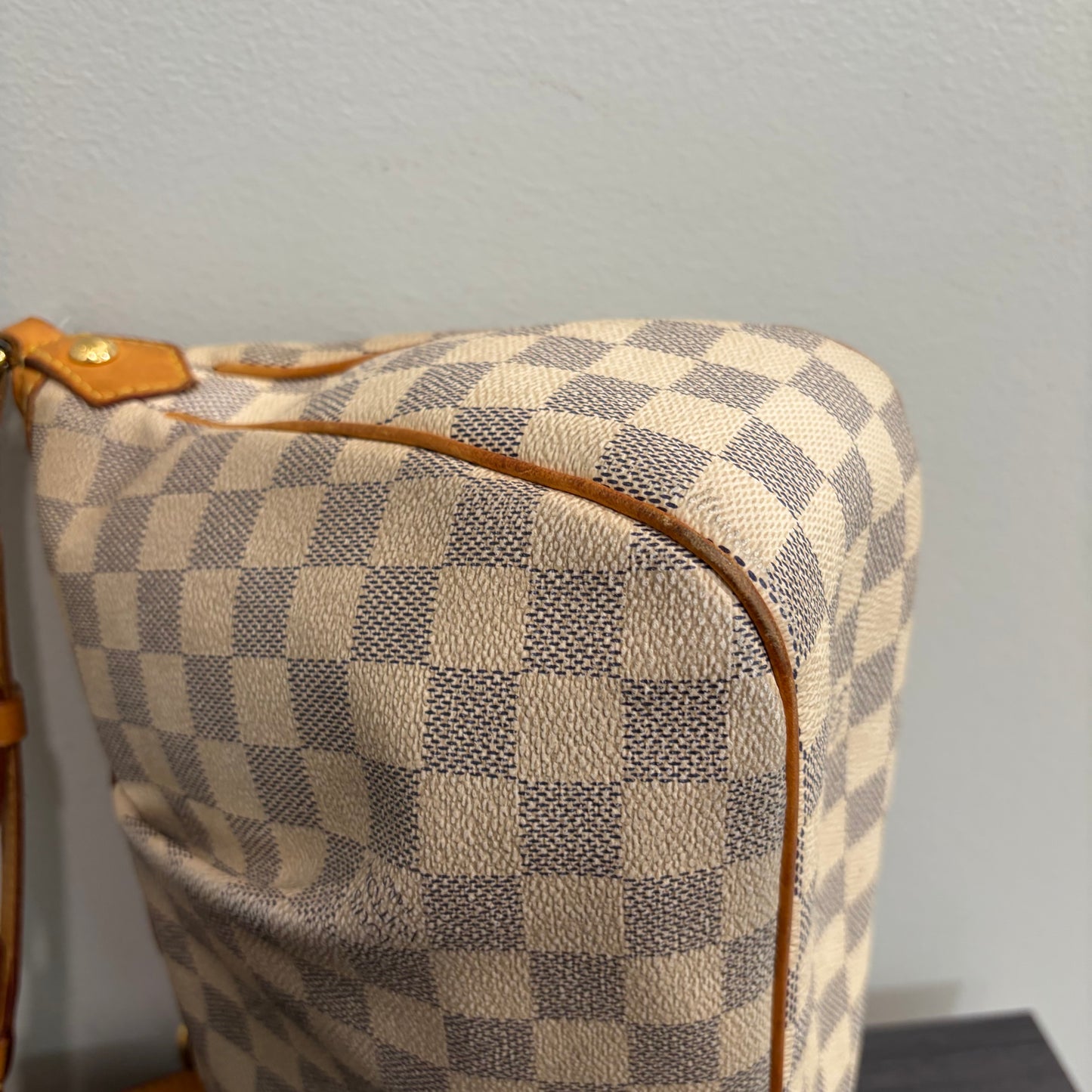 #3203 LOUIS VUITTON Damier Azur Siracusa PM