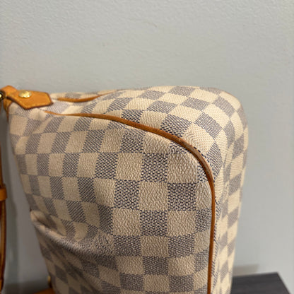 #3203 LOUIS VUITTON Damier Azur Siracusa PM